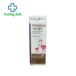Healthy Care Vitamin D3 + K2 MK7 - Hỗ trợ bổ sung vitamin D3, K2