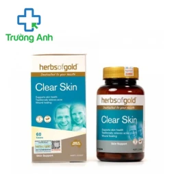Herbs of Gold Clear Skin - Viên uống giúp giảm mụn mờ thâm hiệu quả