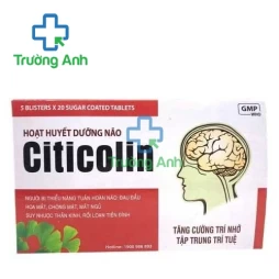 Hoạt Huyết Dưỡng Não Citicolin Mediusa - Giúp tăng cường tuần hoàn não