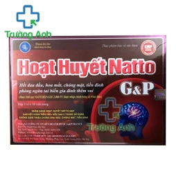 Hoạt huyết Natto G&P - Hỗ trợ tăng cường tuần hoàn máu não hiệu quả