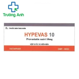 Hypevas 10 - Điều trị tăng cholesterol máu của Hataphar