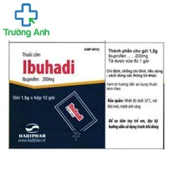 Ibuhadi 200mg (cốm uống) - Thuốc giảm đau, hạ sốt của Hadiphar