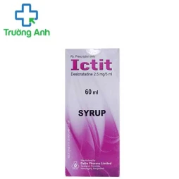 Ictit syrup 60ml - Thuốc chống dị ứng hiệu quả