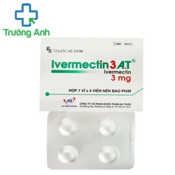 Ivermectin 3 A.T- Thuốc điều trị nhiễm trùng giun ký sinh hiệu quả