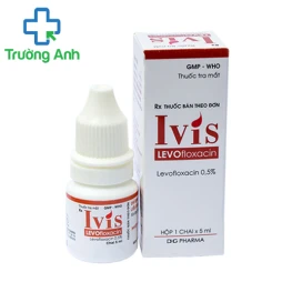 Ivis Levofloxacin - Thuốc nhỏ mắt giúp điều trị nhiễm khuẩn ở mắt hiệu quả