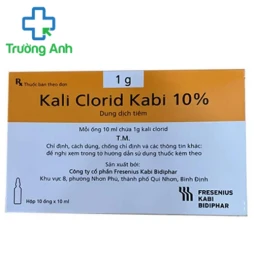 Kali Clorid Kabi 10% - Thuốc điều trị các bệnh do thiếu Kali