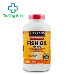 Viên uống dầu cá Kirkland Fish Oil 1000mg (400 viên)
