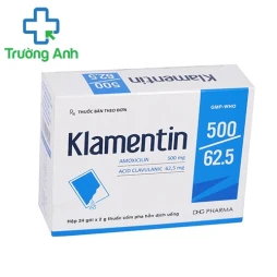 Klamentin 500/62.5 - Thuốc điều trị nhiễm khuẩn của DHG