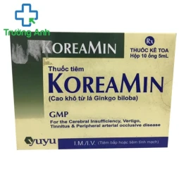 Thuốc tiêm Koreamin - Điều trị suy giảm chức năng não của Hàn Quốc hiệu quả