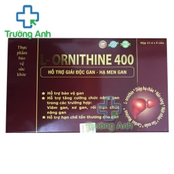 L-ORNITHINE 400 (mẫu đỏ) - Hỗ trợ tăng cường chức năng gan hiệu quả