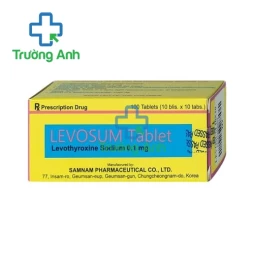 Levosum 0.1mg - Thuốc điều trị suy giáp hiệu quả của Hàn Quốc