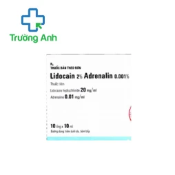 Lidocain 2% Adrenalin 0.001% Egis - Thuốc tiêm gây tê hiệu quả 