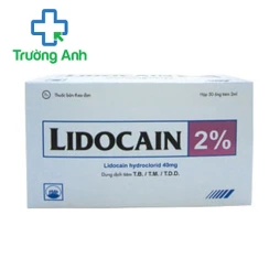 Lidocain 2% Pymepharco - Thuốc gây tê tại chỗ, chống loạn nhịp của Pymepharco
