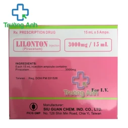 Lilonton injection  3000mg/15ml - Thuốc điều trị các tổn thương ở não hiệu quả của Taiwan