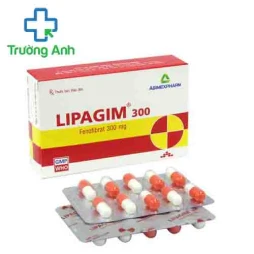 LIPAGIM 300 Agimexpharm - Thuốc điều trị máu nhiễm mỡ hiệu quả