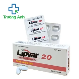 Lipvar 20 DHG - Thuốc điều trị tăng cholesterol hiệu quả