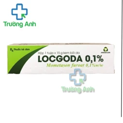 Locgoda 0,1% 15g Medisun - Kem bôi da giảm viêm và ngứa hiệu quả