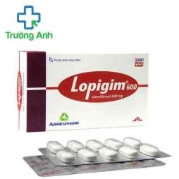 Lopigim 600 Agimexpharm - Thuốc điều trị tăng lipid máu hiệu quả