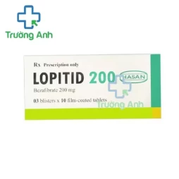 Lopitid 200 Hasan - Thuốc điều trị tăng triglycerid máu