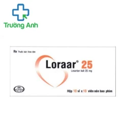 Loraar 25 FCT - Thuốc điều trị tăng huyết áp chất lượng