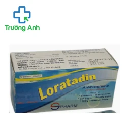Loratadin 10mg S.Pharm - Thuốc điều trị viêm mũi dị ứng hiệu quả