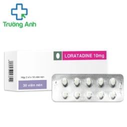 Loratadine 10mg TV.Pharm - Thuốc điều trị viêm mũi dị ứng, viêm kết mạc