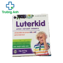 Luterkid - Giúp cải thiện thị lực, hỗ trợ bổ não và bổ mắt hiệu quả