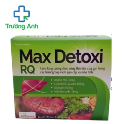 Max Detoxi RQ Santex - Hỗ trợ tăng cường chức năng gan hiệu quả