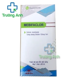 Mebifaclor 125mg/5ml Mebiphar - Thuốc điều trị nhiễm khuẩn hiệu quả