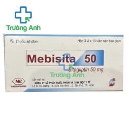 Mebisita 50 Mebiphar - Thuốc điều trị đái tháo đường hiệu quả
