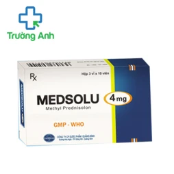 Medsolu 4mg - Thuốc chống viêm và ức chế miễn dịch hiệu quả