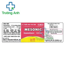 Mesonic USA - NIC Pharma - Thuốc điều trị dị ứng