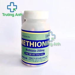 Methionin 250mg Enlie (Chai 100 viên) - Thuốc điều trị quá liều paracetamol