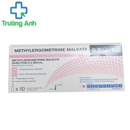 Methylergometrine Maleate 0.2mg/1ml - Thuốc phòng và điều trị chảy máu của Germany