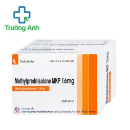 Methylprednisolone MKP 16mg - Thuốc chống viêm và ức chế miễn dịch