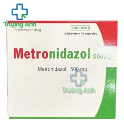 Metronidazol 250mg Donaipharm (Hộp 10 vỉ) - Thuốc điều trị viêm âm đạo