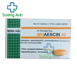 Aescin 40mg Mipharmco - Thuốc điều trị suy tĩnh mạch và trĩ hiệu quả