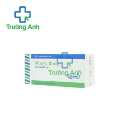 Miaryl 2 mg Hasan - Thuốc điều trị bệnh tiểu đường tuýp 2