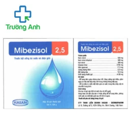 Mibezisol 2.5 - Bổ sung nước và chất điện giải hiệu quả