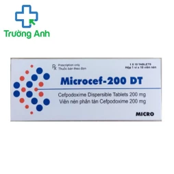 Microcef-200 DT Micro - Thuốc điều trị nhiễm khuẩn hiệu quả