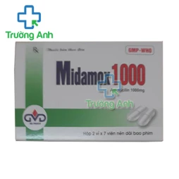 Midamox 1000 - Thuốc điều trị nhiễm trùng đường hô hấp hiệu quả