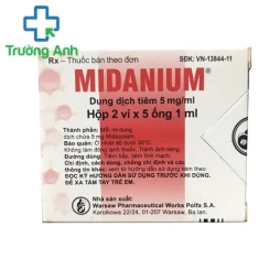Midanium 5mg - Thuốc gây tê hiệu quả của Ba Lan