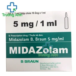 Midazolam B.Braun 5mg/ml - Thuốc an thần hiệu quả của Đức
