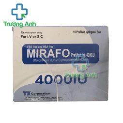 Mirafo prefilled inj 4000IU - Thuốc điều trị thiếu máu hiệu quả của Hàn Quốc