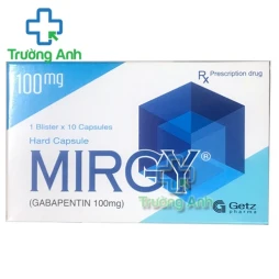 Mirgy capsules 100mg - Thuốc điều trị động kinh và đau thần kinh của Pakistan