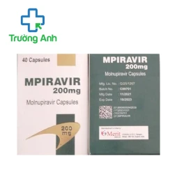Mpiravir 200mg (Molnupiravir) Merit - Thuốc điều trị COVID 19 hiệu quả