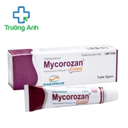 Mycorozan 5g Hadiphar - Thuốc điều trị nấm da hiệu quả