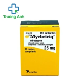 Myrbetriq 25mg - Thuốc điều trị tiểu gấp, tiểu són hiệu quả