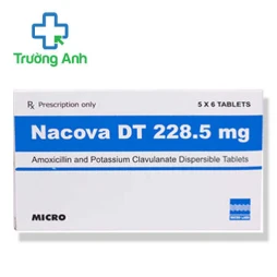 Nacova DT 228.5mg - Thuốc điều trị nhiễm khuẩn nhạy cảm hiệu quả của Ấn Độ