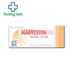 Nadyestin 20 - Thuốc điều trị viêm mũi dị ứng hiệu quả của NADYPHAR